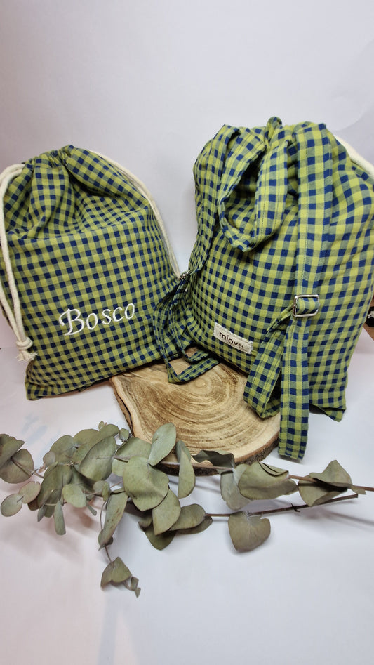 Mochila infantil estilo bolsa